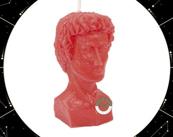 Vela Cabeza Hombre Roja, Atraer Amor / Red Man Head Candle