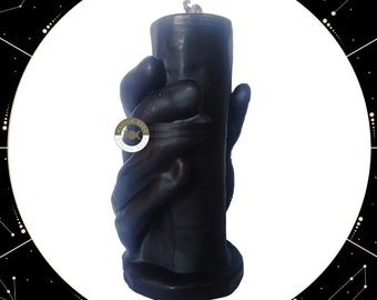 Vela Mano Del Poder Negra, Destruir Magias, Velon del Gran Poder / Black Powerful Hand Candle