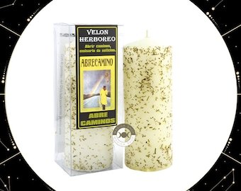 Velon Herboreo Abrecaminos / Herbal Candle, Open Roads
