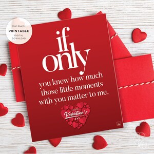 Carta del Día de San Valentín, Carta de Amor, Idea de Tarjeta de San Valentín, Carta de Propuesta, Papelería Imprimible, Arte Imprimible, Descarga Digital 170