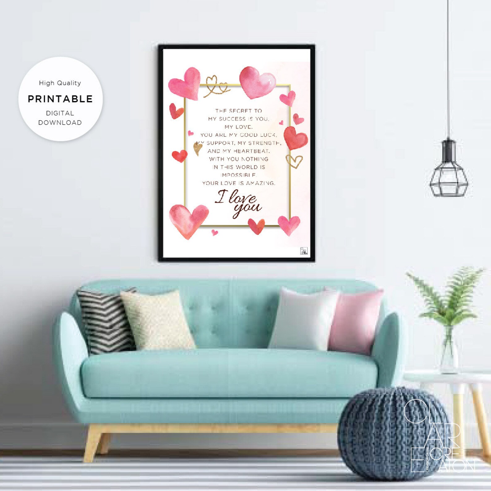 Printable Valentine's Day Letter Love Letter Valentines | Etsy
