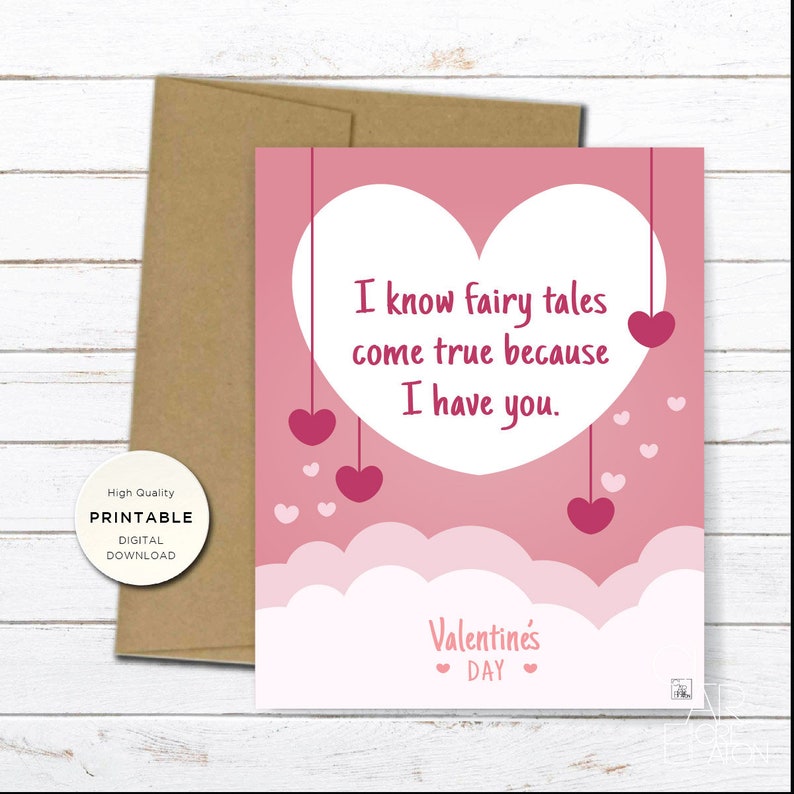 Printable Valentine's Day Letter, Love Letter, Valentines Anniversary ...