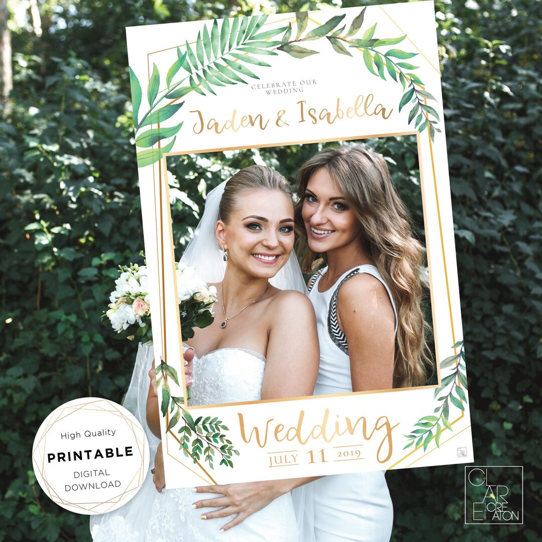 Personalized Photo Booth Frame Bridal Shower Photo Booth Etsy