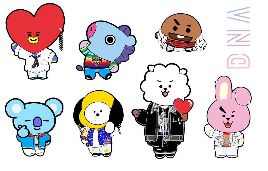 19+ Top Terbaru BT21 Characters And Their Members