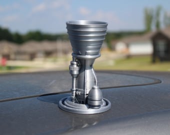3D Printed SpaceX Merlin rocket engine Planter