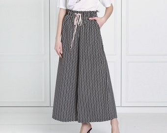 Black Tiered Skirt LBYL A Korean designer made in Korea