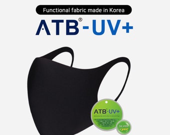 Seamless K-pop Star Style Mask [Black], 1set(10p), anti-bacteria,masks ready to ship, LBYL, made in Korea