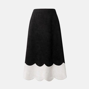 Cloud Suede Band Skirt, a Korean designer, LBYL, made in Korea image 5