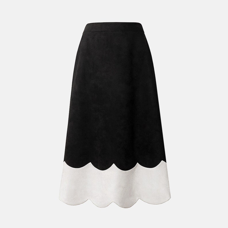 Cloud Suede Band Skirt, a Korean designer, LBYL, made in Korea image 5