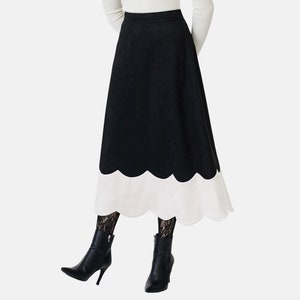 Cloud Suede Band Skirt, a Korean designer, LBYL, made in Korea image 4