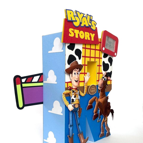 Toy Story Themed 3D Letter or Number - Party Decor - Room Decor