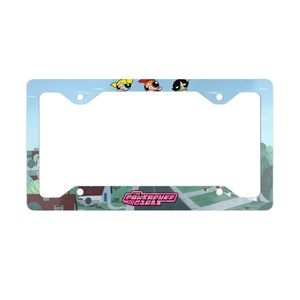 The Powerpuff Girls Warner Brothers Bootleg License Plate Frame
