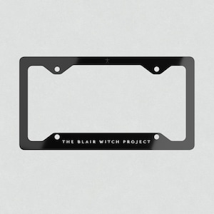 The Blair Witch Project License Plate Frame