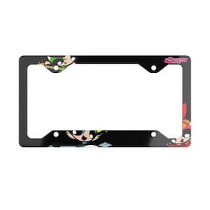 The Powerpuff Girls Band License Plate Frame