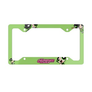 The Powerpuff Girls Buttercup License Plate Frame