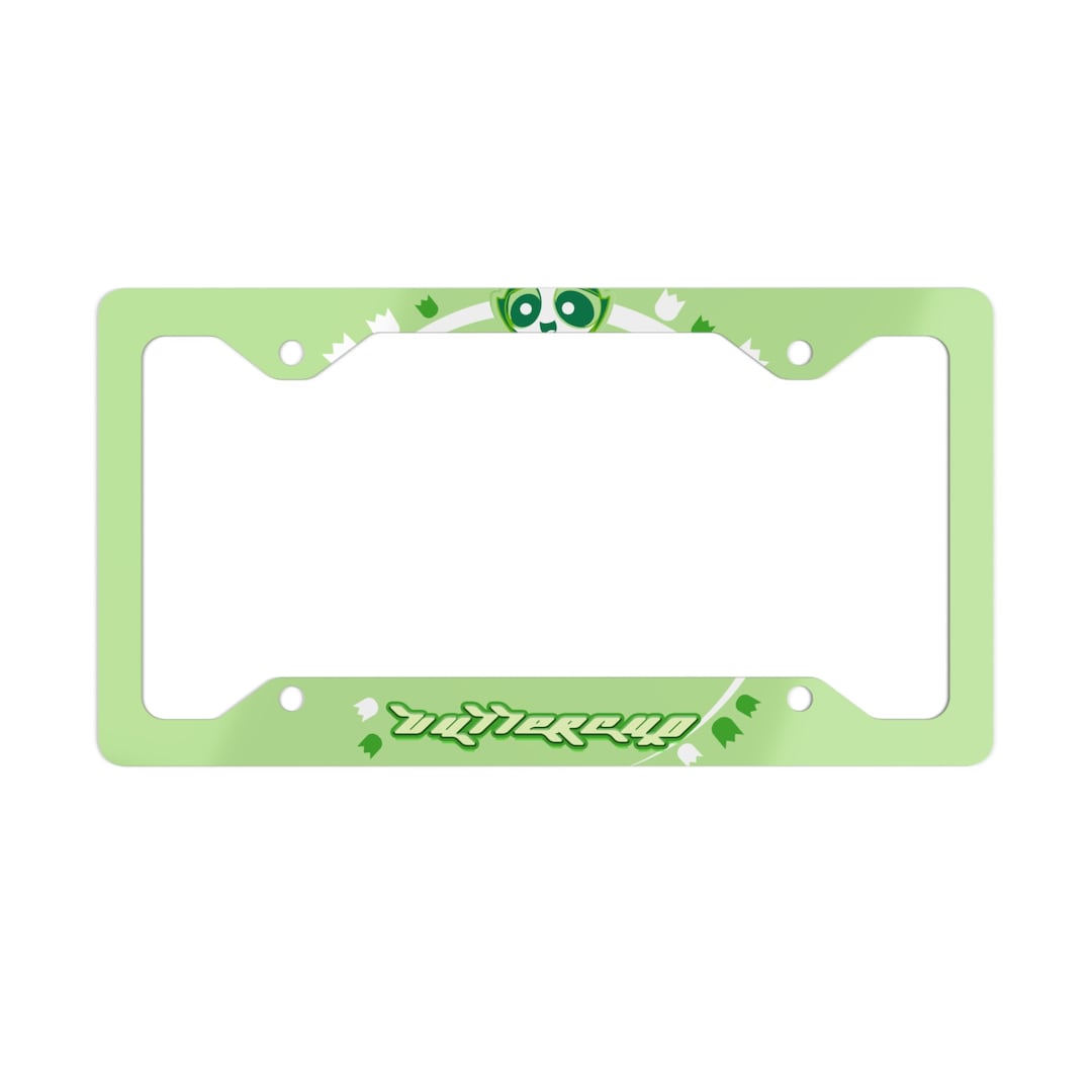 NEW the Powerpuff Girls Buttercup Y2K License Plate Frame Etsy