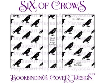 Six of Crows Bookbinding Cover Design PNG // Vinyl Book Cover Design // Penguin Clothbound Classics *DIGITAL DOWNLOAD*