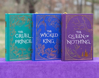 Serie La Gente del Aire de Holly Black (El Príncipe Cruel, El Rey Malvado, La Reina de la Nada) // Set de libros reencuadernados // RESERVA