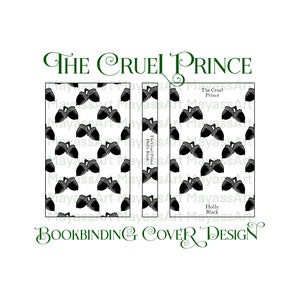 The Cruel Prince Bookbinding Cover Design PNG // Vinyl Book Cover Design // Penguin Clothbound Classics *DIGITAL DOWNLOAD*