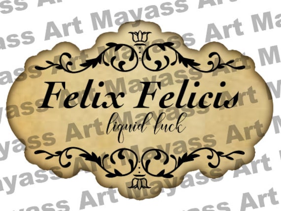 Felix Felicis Harry Potter Inspired Potion Labels DIGITAL | Etsy
