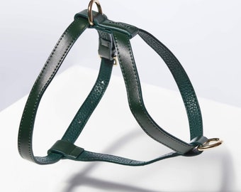 Green Dog Harness for Puppies, Big & Little Dogs - Dog Lover Christmas Gift Idea