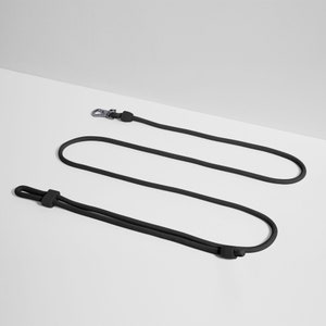 Hands Free Hundeleine in Schwarz, Cross Body Führleine für Hunde aller Größen