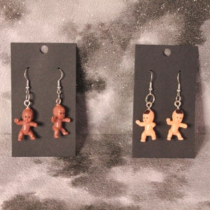 Baby earrings plastic small baby funny baby joke earrings