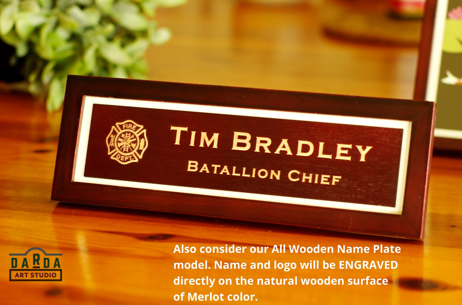 Military Desk Name Plate Office Name Sign Military Etsy