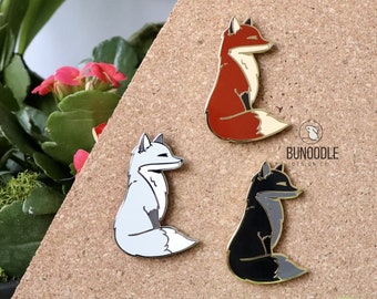 Fox Enamel Pins