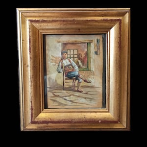 Antique painting,water painting, painting, Ottoman painting, antique Ottoman, collectibles painting