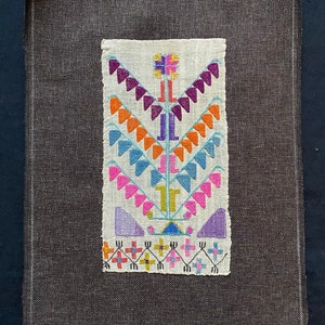 Embroidery, decorative embroidery, wall decoration, Turkish embroidery, decoration textile, textile fragment, antique decoration, home decor