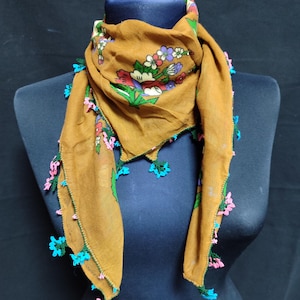 Scarves, scarf, embroidery scarf, handmade scarf, Anatolian scarf, Turkish scarf, shawl, embroidery shawl, handmade shawl, Anatolian shawl