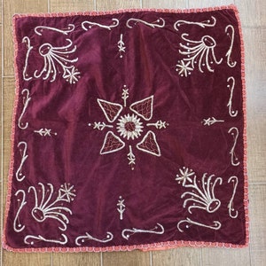 Antique textile, Antique velvet, embroidery, Handwork, textile, handcrafted, metalworks, collectibles, velvet