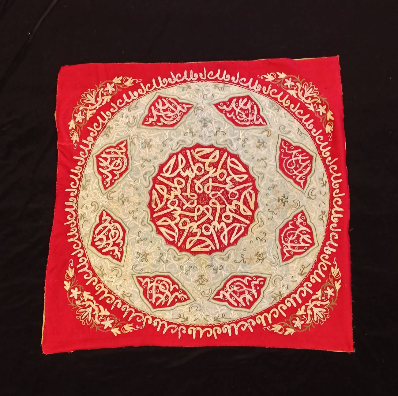 アンティーク織物、オスマン帝国の刺繍 27'x27' インチ - Etsy 日本