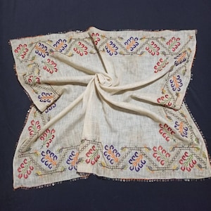 Anatolian embroidery, Turkish embroidery, antique embroidery, antique textile, decorative textile, Silk embroidery, handworking, handmade