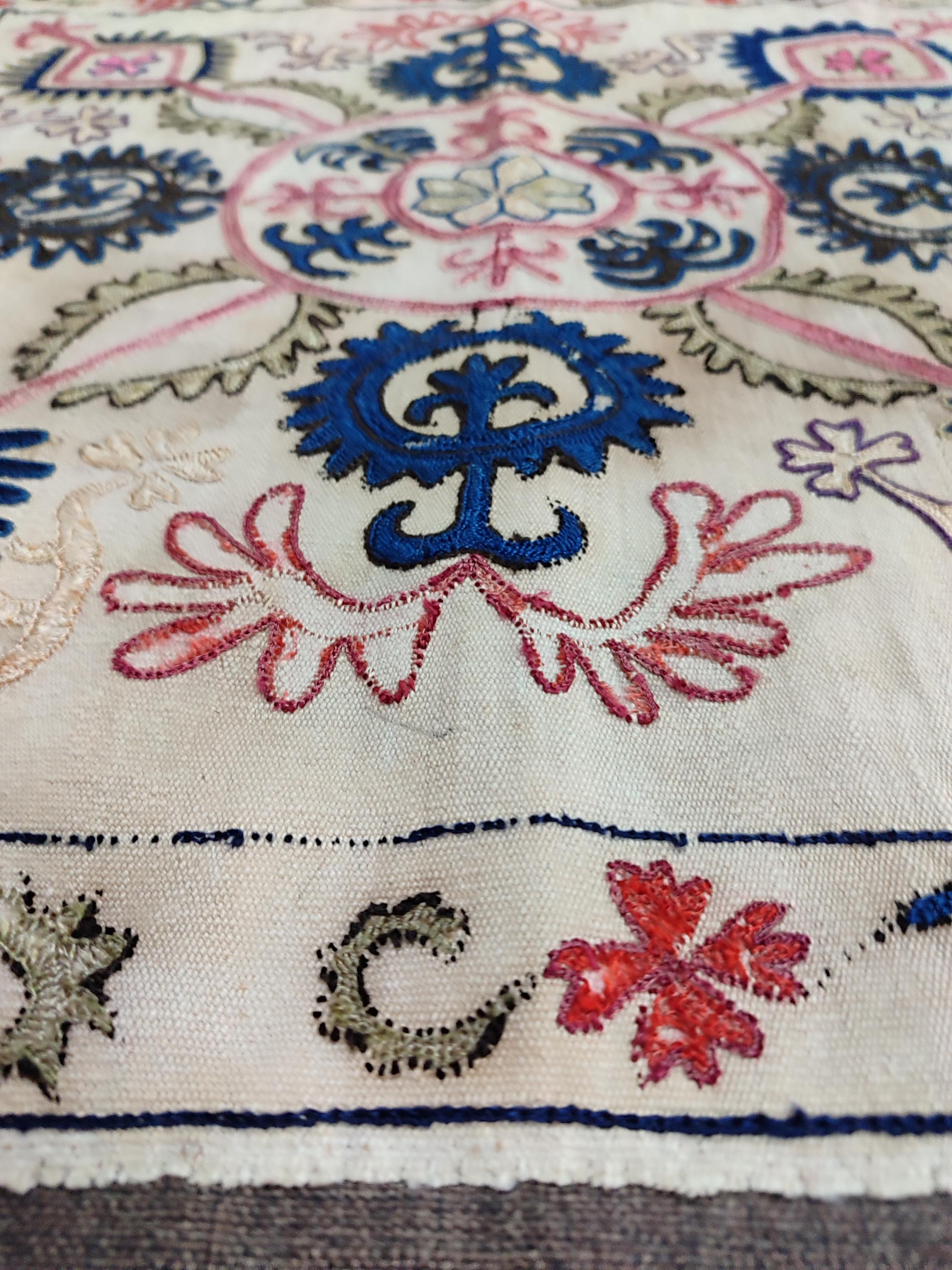 アンティーク刺繍、刺繍、アンティーク織物、壁装飾、家の装飾