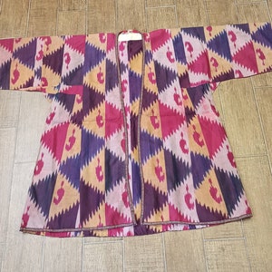 Antique textile, textile,Ikat ,Ikat textile, Uzbekistan textile, Silk textile, costume, antique costume
