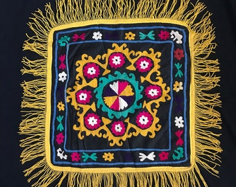 Embroidery, decorative embroidery, suzani, Wall decorations,home decorations, Silk embroidery, decorative textile, wall decor, home decor
