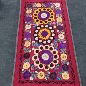 Antique embroidery, Suzani, antique suzani, antique textile, embroidery textile, embroidery bedspread, antique embroidery, home decorations