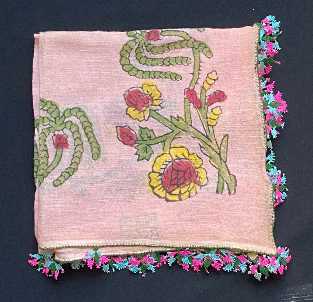 Scarf, Antique Scarf, Embroidery Scarf, Antique Textile