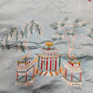 Embroidery, decorative embroidery, wall decoration, Chinese embroidery, decoration textile, China embroidery, antique decoration, home decor