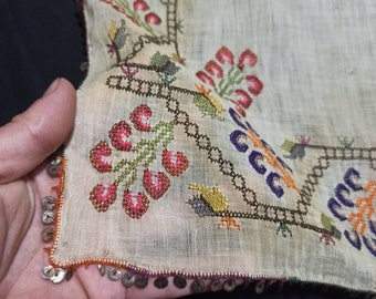 アナトリア刺繍、トルコ刺繍、アンティーク刺繍、アンティーク織物