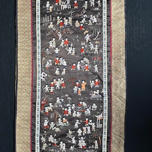 Embroidery, decorative embroidery, wall decoration, Chinese embroidery, decoration textile, China embroidery, antique decoration, home decor