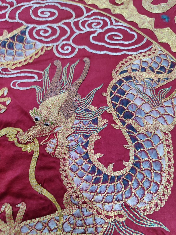 中国のアンティーク刺繍