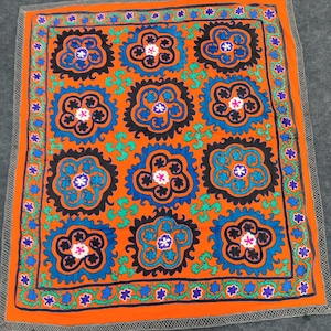 Embroidery, antique embroidery, embroidery textile, handmade textile, suzani, suzani embroidery, Uzbek embroidery, antique textile