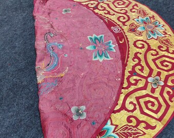 アンティーク織物、刺繍織物、刺繍、中国織物、中国織物、龍のデザイン