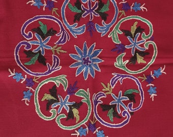 antique textiles ,silk embroidery