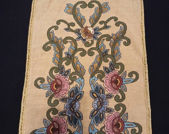 アンティークテキスタイル、刺繍、アンティーク刺繍、装飾テキスタイル