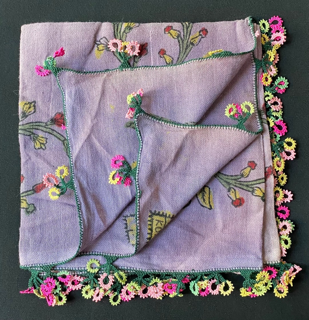 Scarf, Antique Scarf, Embroidery Scarf, Antique Textile