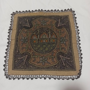 Antique textile, embroidery, antique embroidery, Anatolian textile, Turkish textile, decorative textile, Islamic textile, handworking